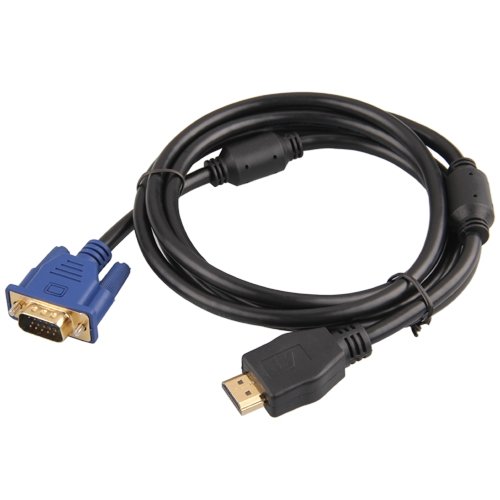̺  ȯ Gold Plaque HDMI to VGA 15pin Male 1.65m